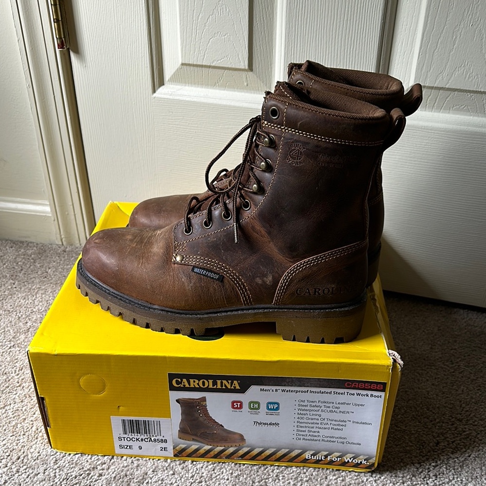 CAROLINA Men’s Waterproof Steel Toe Work Boot